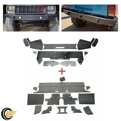 DIY Front & Rear Bumper Kit Bare Metal For 1984-2001 Jeep Cherokee XJ New • $269.99