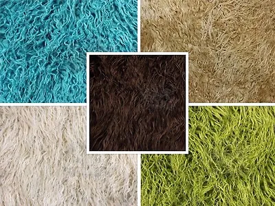 $19.99 • Buy Faux Fur Long Pile MONGOLIAN SHEEP Fabric / 64 W / Sold By The Yard