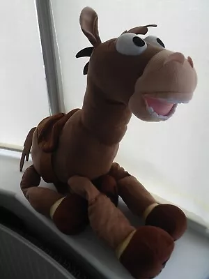 Disney Store Toy Story BULLSEYE Giant Jumbo 29  Horse Plush Soft Toy Stamped NEW • £59.95