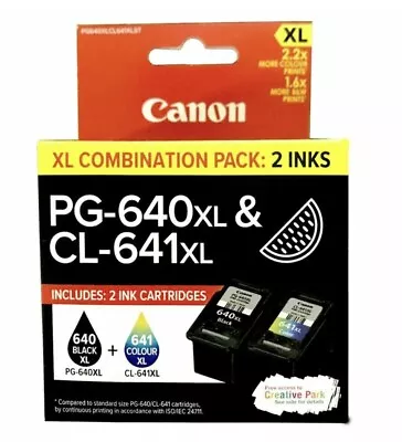 Canon PG-640XL/CL-641XL Ink Cartridge - Combo Pack Genuine Canon Made In Japan • $46.99