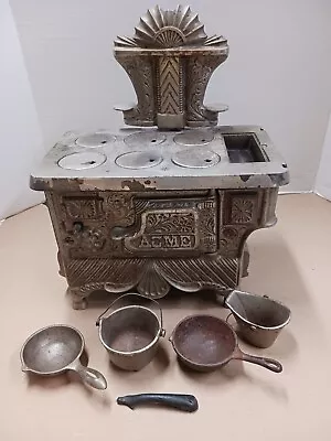 $179.95 • Buy Vintage Cast Iron Acme Miniature Stove Salesman Sample
