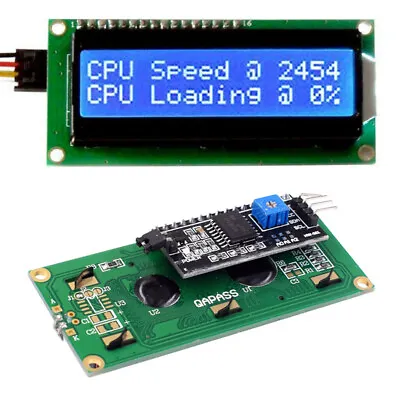 1602 16X2 LCD Display IIC/I2C/TWI/SPI Serial Interface Module For Arduino • £3.46