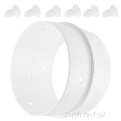 £7.59 • Buy Long Vent Hose Pipe Extension Clip Connector Ring For White Knight Tumble Dryer
