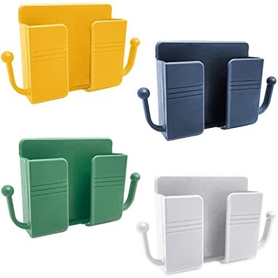 $18.44 • Buy 4 X Holder Wall Mounted Mobile Phone Charging Organizer Storage Box Stand Rack