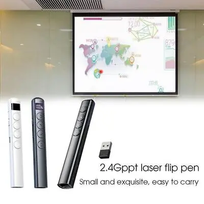Wireless Presenter-Laser Pointer PPT Remote Control Pen Powerpoint Presentation • £5.44