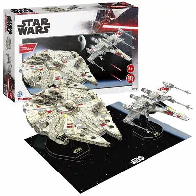 Disney Star Wars Millennium Falcon & X-Wing Star FIGHTER Paper 3D Model Kit New  • $59.99