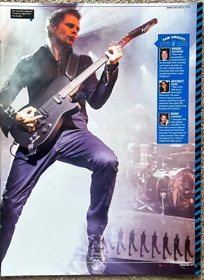 MATT BELLAMY / MUSE - 2015 Full Page UK Magazine Poster • $4.92