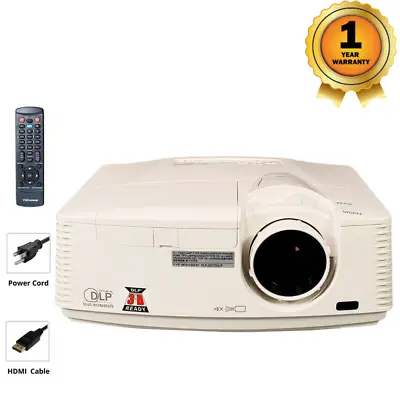 Mitsubishi WD720U DLP Projector Professional 4300 ANSI HD 1080i HDMI Bundle • $156.06