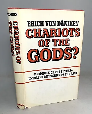 Chariots Of The Gods-Erich Von Daniken-SIGNED!-Book Club Edition W/ Org DJ-RARE! • £243.27