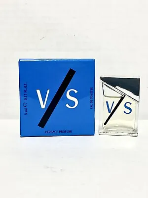 V/S VERSUS By VERSACE For Men 5ml-0.17oz EDT Mini SAMPLE SIZE Discontinued (D07 • $13.45