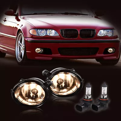 Fit For 2001-06 BMW E46 3 Series M3 & 2001-2003 E39 1Pair Clear Fog Lights Lamps • $20.95
