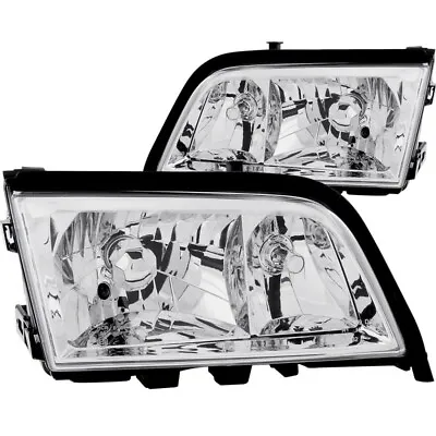 ANZO 1994-2000 Mercedes Benz C Class W202 Crystal Headlights Chrome • $228.95