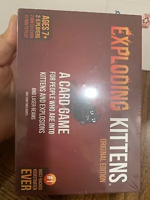 Exploding Kittens Card Game Original Edition Brand New Sealed Kids Age 7 And Up  • $41.97