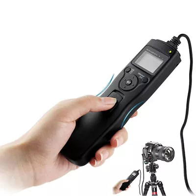 Shutter Release Camera Lapse Intervalometer Timer Remote Control For Canon EOS • £14.49