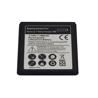 Battery Replace For Samsung Galaxy S2 S II SGH-T989 SKYROCKET SGH-I727 HERCULES • $9.11
