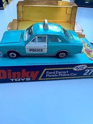 £80 • Buy Dinky Ford Escort Panda Police Car 270