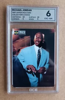 Michael Jordan - Upper Deck Choice 1997/98 - #393 - OCE 6 NEAR MINT - EX Not PSA • £17.99