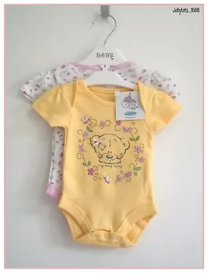 £7.99 • Buy Baby Girls Tatty Teddy Bodysuit Vests 2 Pack Me To You Baby Essentials 0-12m NEW