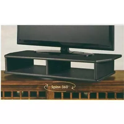 Bandwagon TV Swivel Stand Wide 360 Degree Turn Tv Stand Mount - Black • $107.99