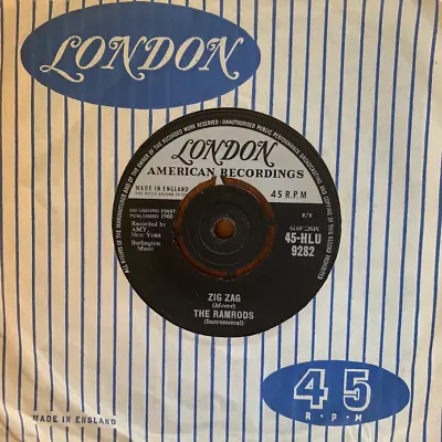 £9 • Buy Ramrods Zig Zag + Riders In The Sky 7  Vinyl Single