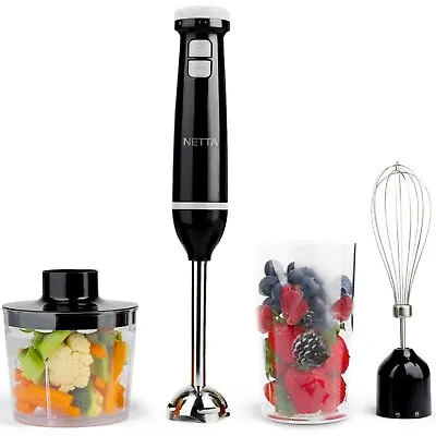 3 In 1 600W Electric Immersion Hand Blender Mixer Chopper Grade B Used • £17.99