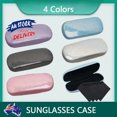 $11.39 • Buy Portable PU Glasses Box Sunglasses Reading Glasses Eyewear Hard Case Storage Box