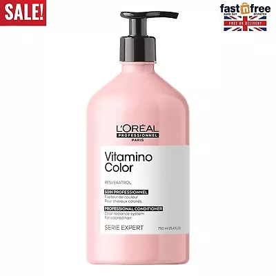 £30.82 • Buy L'Oreal Professionnel Serie Expert Vitamino Color Conditioner 750Ml