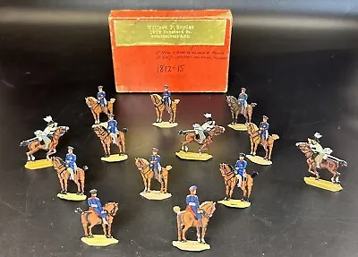 Vintage Tin Flats Prussia King Wilhelm Lll And Prussian Army 1812-1815 With Box • $44.95