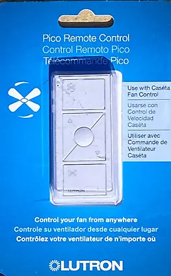 Lutron Pico Caseta Remote Fan Control White 1 Pk • $34.88