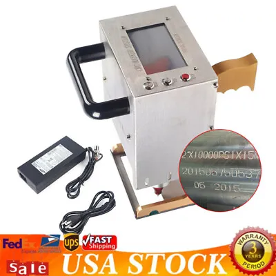 Electric Dot Peen Metal Marking Machine Make VIN Numbers Portable Handheld 120W • $1513.20