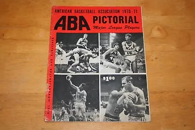 1970-1971 ABA Pictorial Yearbook Magazine * American Basketball Association • $25