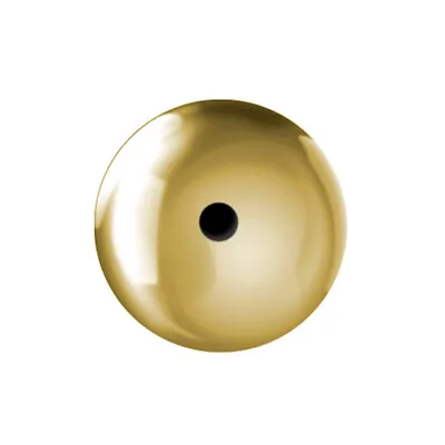9ct Gold Jewelco London Banana Belly Bar Fastening Ball Bead 5mm • £41.99