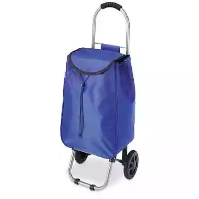 Whitmor Lightweight BLUE Rolling Bag Cart  • $13.58