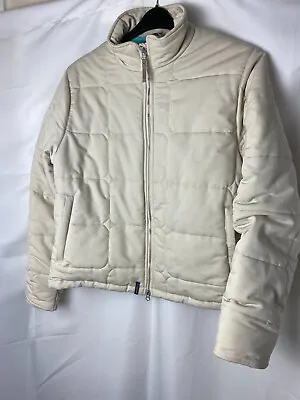 Merrell Primaloft Ladies Size Xl Quilted Jacket In Ivory + Full Metal Zip  • £20