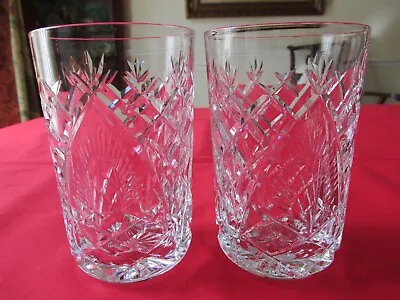 Set Of 2 Waterford Crystal SHANNON JUBILEE Round Bottom Juice Tumblers 4 1/2  • $23.95