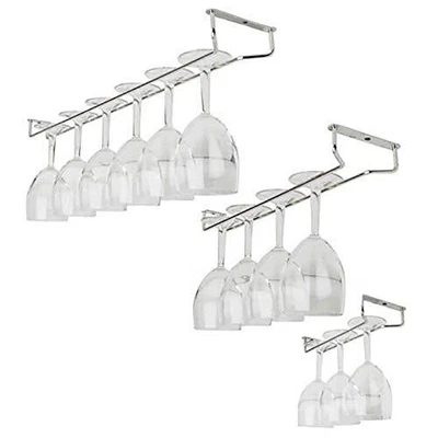$18.91 • Buy Greatstar Wine Glass Rack Under Cabinet Wine Rack Glass Holder Stainless Stee...