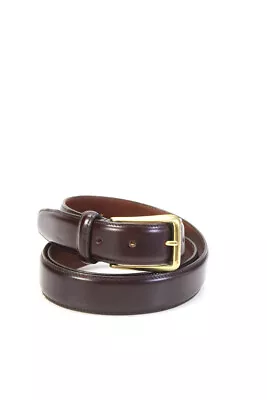 Coach Mens Leather Gold Tone Belt Cognac Brown Size 42 • $41.49