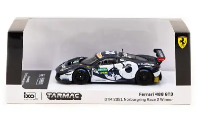 Tarmac Works HOBBY64 Ferrari 488 GT3 -2021 DTM Race 2 Win 1:64 Scale Diecast Car • $26.99