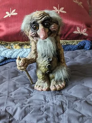 Vintage Norwegian Nyform Troll/gnome Old Man 111 Collectors Item Hand Painted • $85