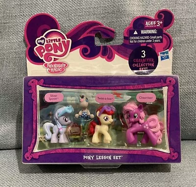 NEW My Little Pony Lesson Set: Silver Spoon Cheerilee Twist-a-Loo Hasbro 2013 • $64.59