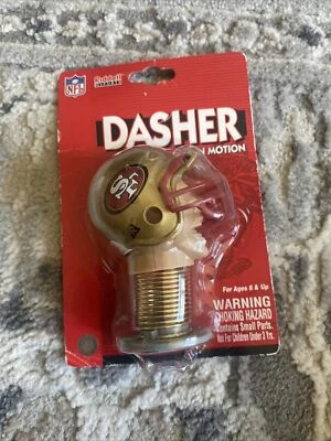 $25.49 • Buy NFL San Francisco 49ERS Riddell Helmet Dasher Car Dashboard Bobblehead New