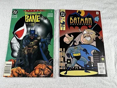 Batman Vengeance Of Bane #2 (1995) + Batman Adventures #1 1992 DC Comics • $17.99