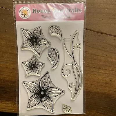 Honey Doo Crafts Clear Stamps - Flowers For Design - A6 Size • $8.25