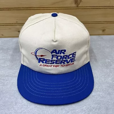 Vintage Air Force Reserve Hat Ball Cap SNAPBACK High Profile • $13.48