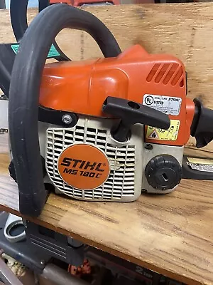 Stihl MS180 Gas Chainsaw Clean Used Saw New 16-inch Bar & Chain • $189