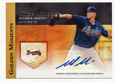 2012 Topps Golden Moments Auto MIKE MINOR #GMA-MMI Auto • $2.89