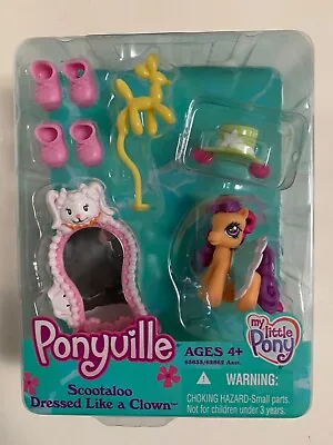 Hasbro My Little Pony PONYVILLE Scootaloo Dressed Like A Clown 4+ Horse - NIP • $24.95