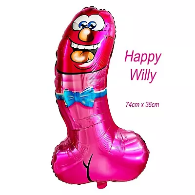 Willy Penis Balloon Bachelorette Party Hens Bridal Shower Decoration Pink Dick • $4.50