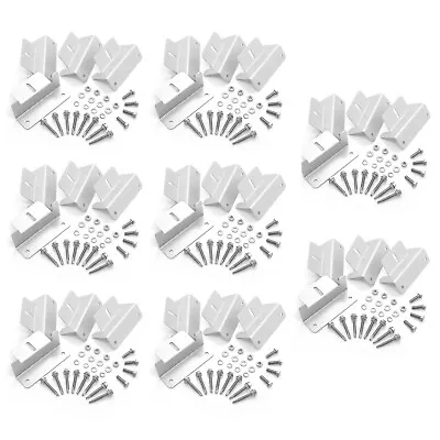 $52.99 • Buy 32 Pcs RV Boat Solar Panel Mounting Bracket Z Kit, Aluminum Alloy Support