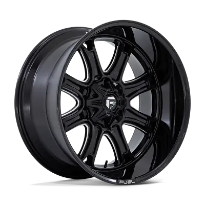 20 Inch Black Milled Wheels Rims Fuel Offroad FC853 Darkstar 8x6.5 Lug 20x9  1 • $1716